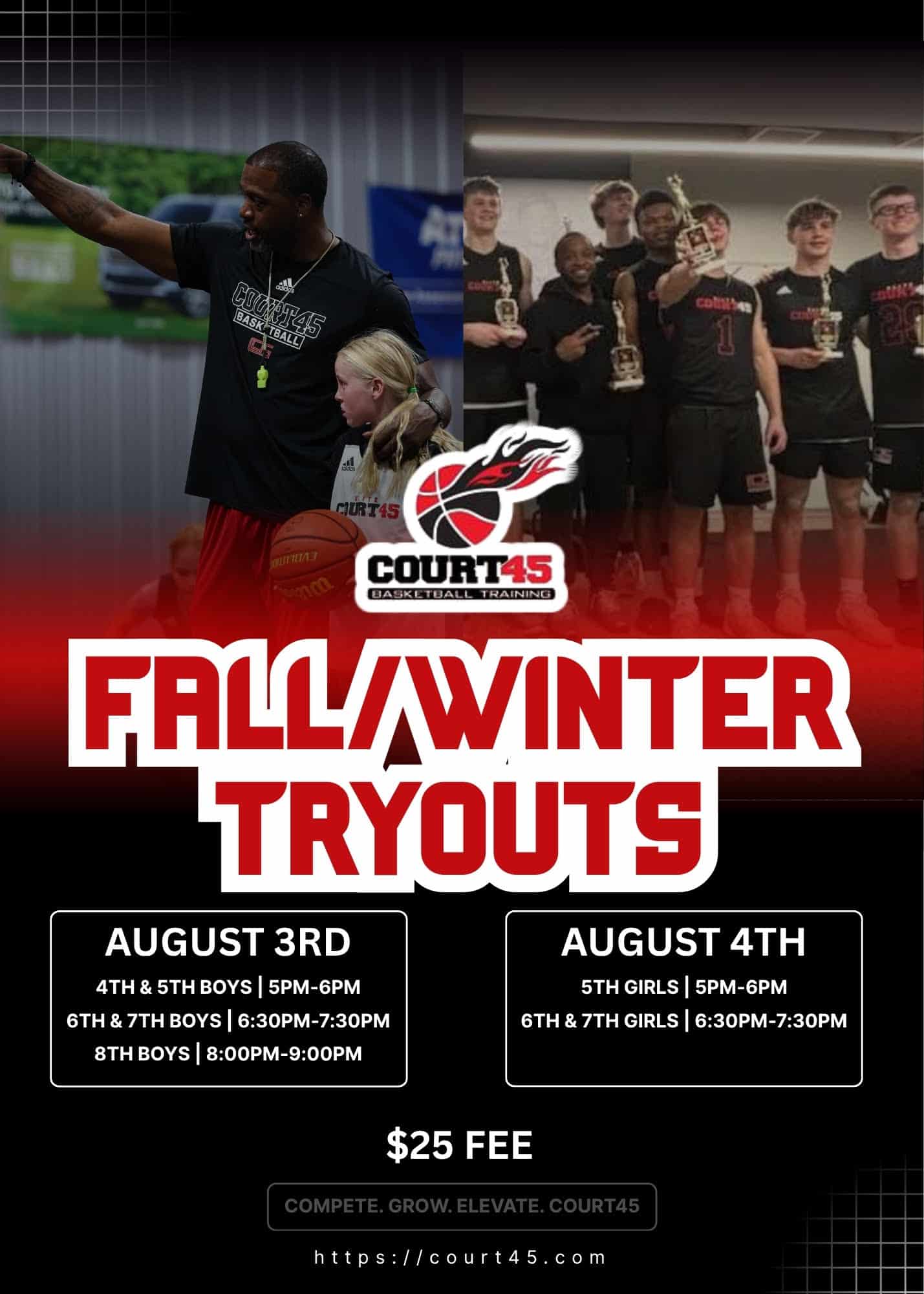 Fall Winter Tryouts